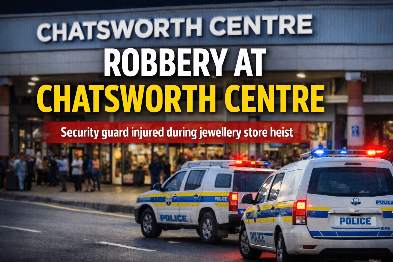 Chatsworth Centre Robbery: Armed Gang Targets Jewellery Store in Durban