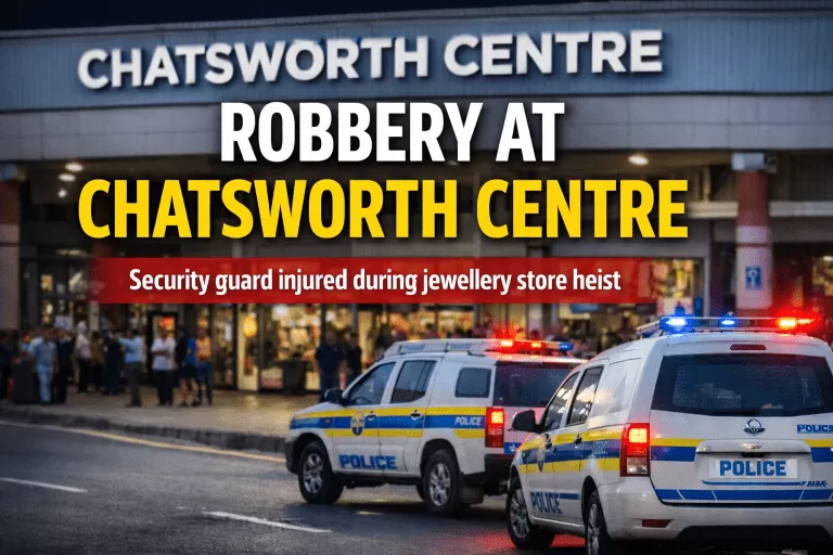 Chatsworth Centre Robbery: Armed Gang Targets Jewellery Store in Durban